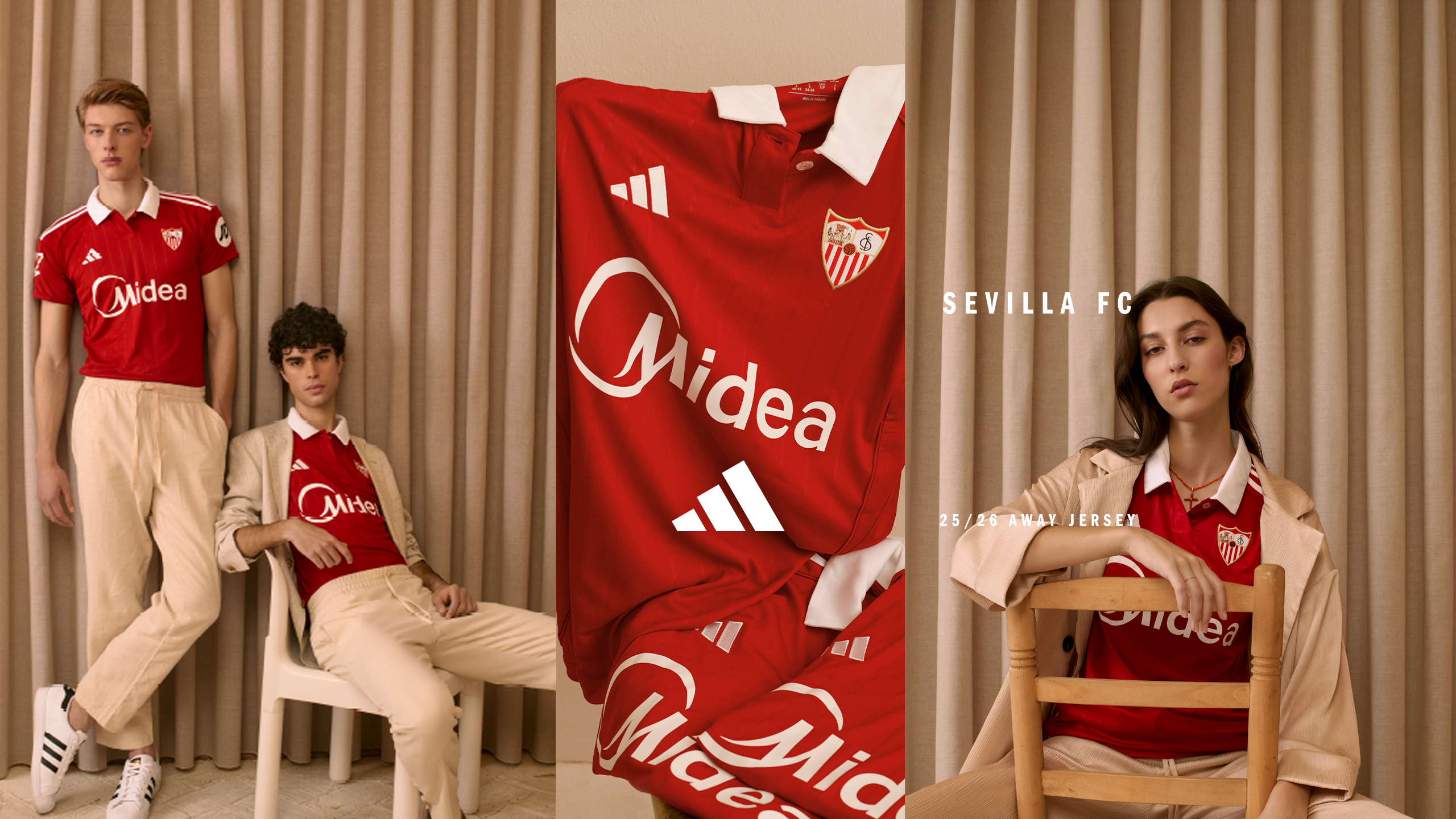 CLASSIC SEVILLISTA STYLE AND ELEGANCE SHINES IN THE 2025/26 AWAY KIT | Sevilla FC