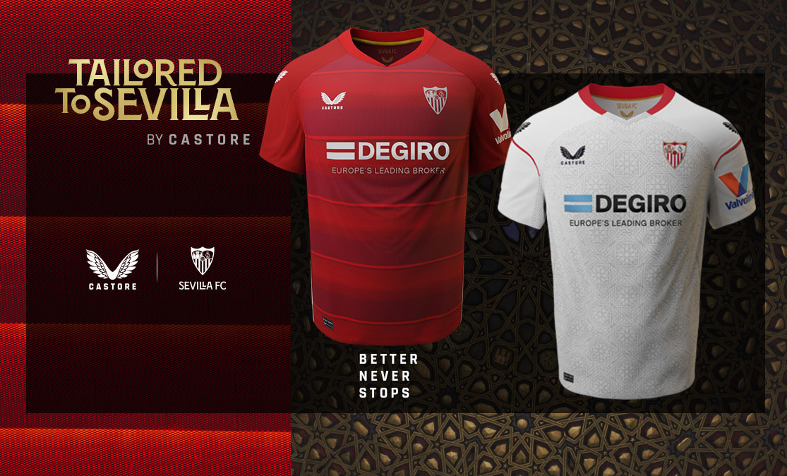 SEVILLA FC LAUNCH OUR MOST SPECTACULAR KITS YET BY CASTORE